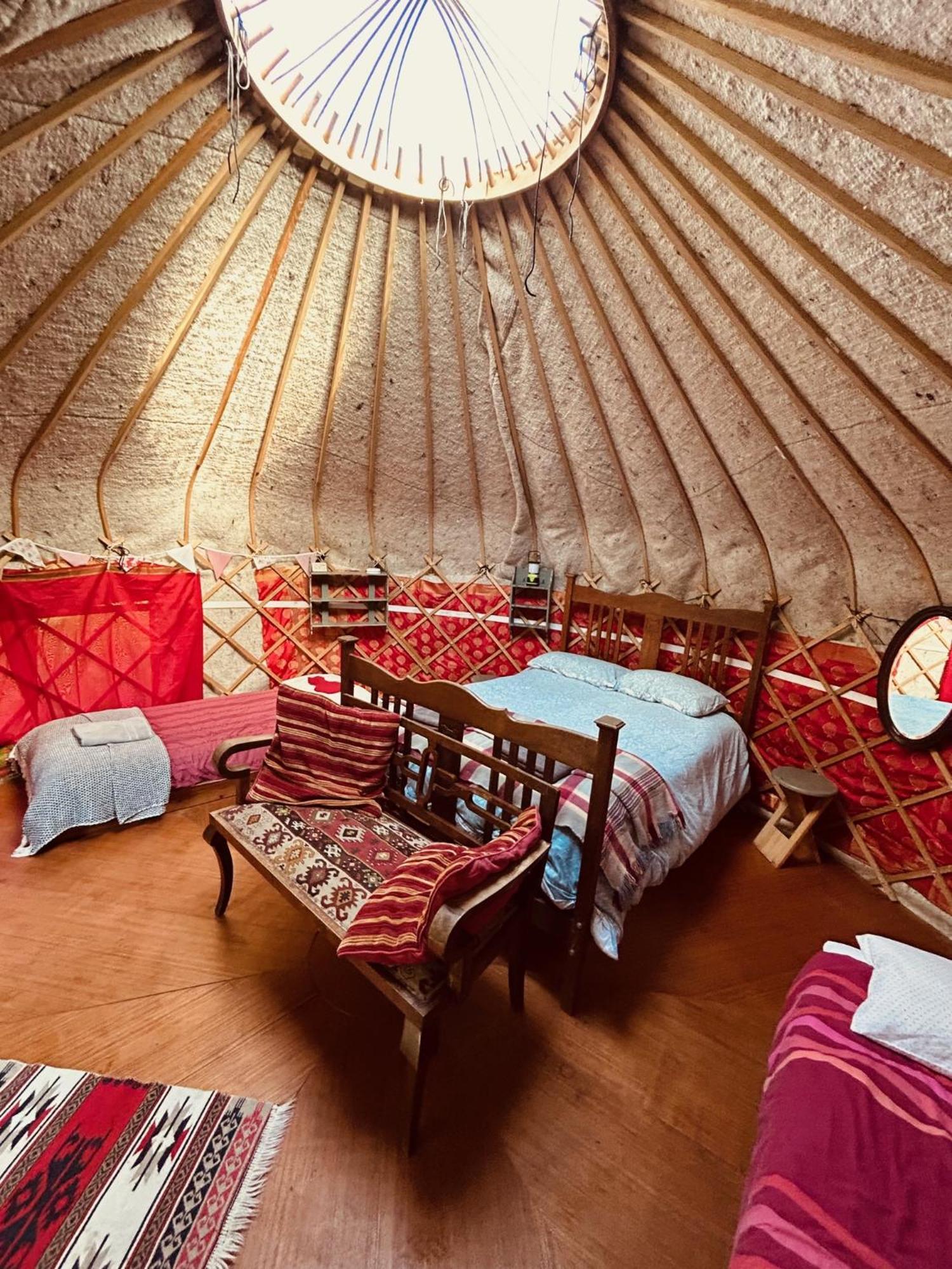 Ceridwen Glamping, Double Decker Bus And Yurts Hotel Llandysul ภายนอก รูปภาพ